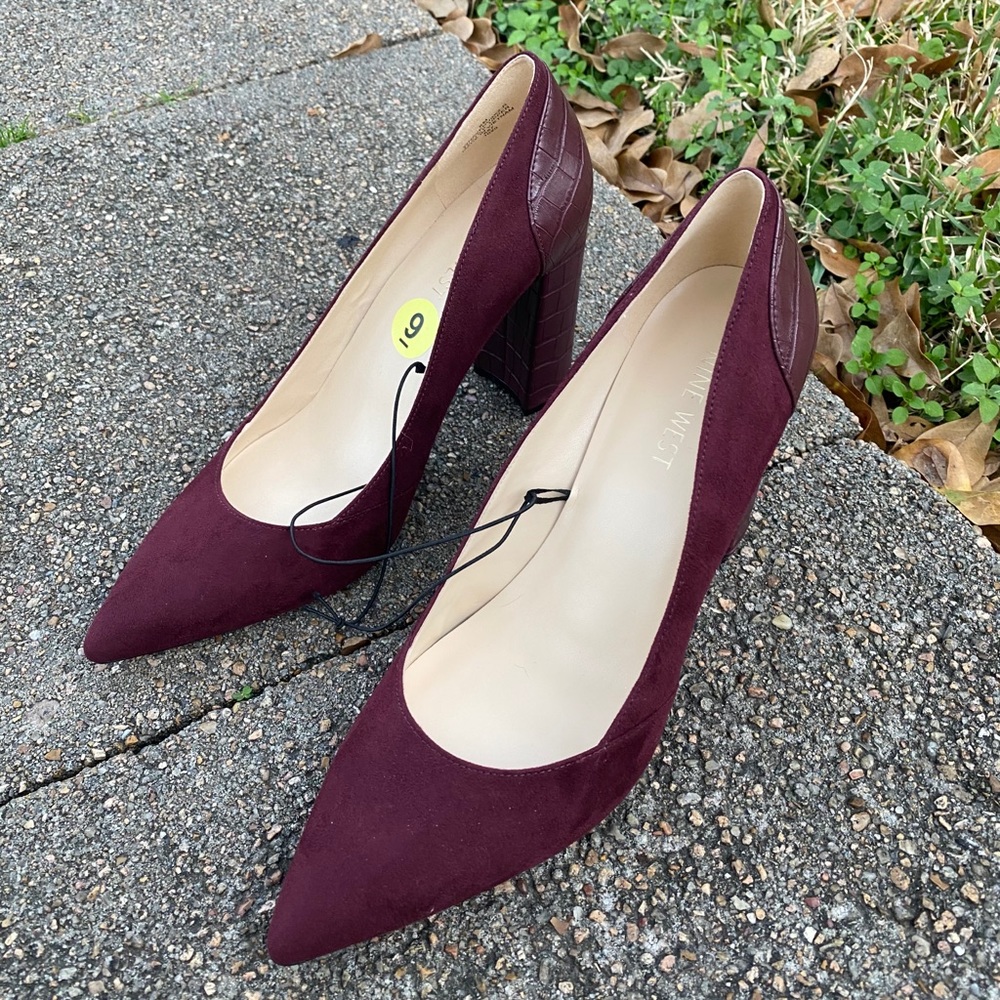 Nine West block heels